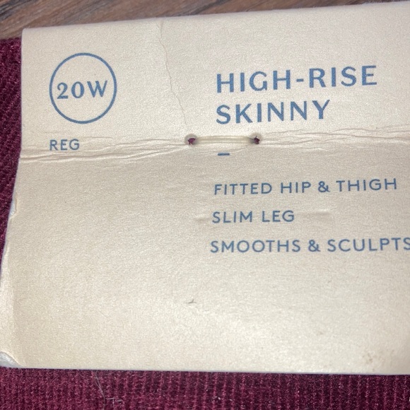 Universal Tread Corduroy Skinny Jeans   Size 20 - Picture 2 of 5